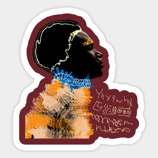 African Prince Sticker